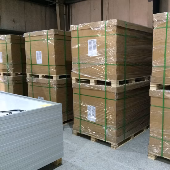 Mono de fábrica de energía solar monocristalina de media celda, módulo fotovoltaico de panel solar de 605W para sistema de energía solar