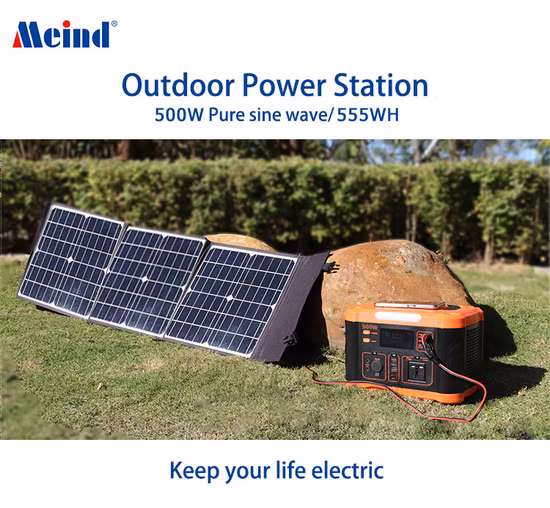 Solar Mini UPS 200W 500W 180000mAh Fuente de alimentación ininterrumpida Cargador Bancos de energía Estación de energía portátil al aire libre